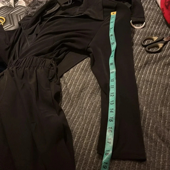 Calvin Klein Black Elegant contemporary midi dress Sz 10 - Picture 11 of 12